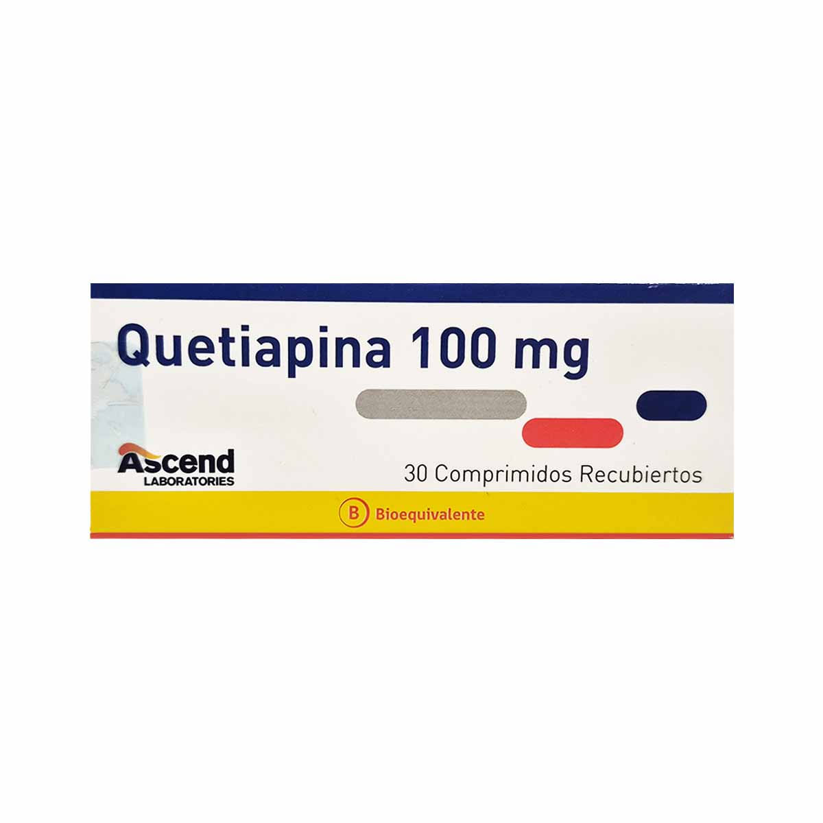 Quetiapina (B) 100mg 30 Comprimidos Recubiertos